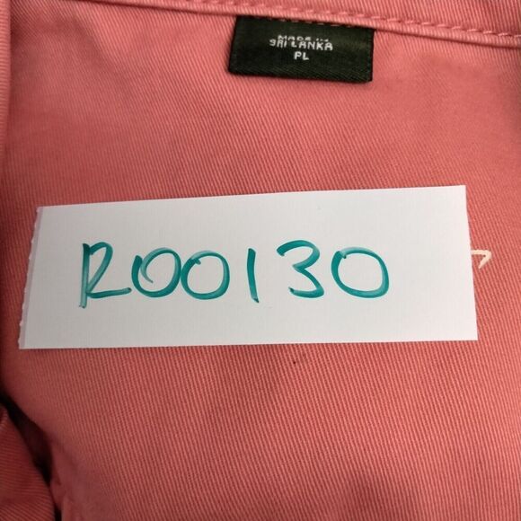 Eddie Bauer Blazer Jacket Womens Sz PL Coral Orange Long Sleeve Single Breasted - Picture 12 of 12